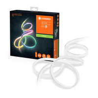 LEDVANCE Neon Digital Flex tiras LED multicolores para exterior 3M RGB + RC de silicona, protección IP44, iluminación indirecta y directa para jardín y balcón