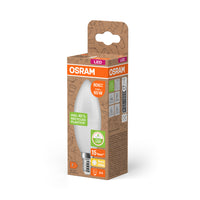 OSRAM LED Star Classic B 60 Lampe Recycled Plastic 7.5W Warmweiß Frosted E14-Leuchtmittel-LEDVANCE Shop