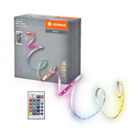 LEDVANCE Tira LED FLEX 3M RC, blanca, 9 W, 600 lm, luz blanca cálida, receptor de sonido integrado, sensor de color RGB, mando a distancia, larga vida útil, fácil instalación, clase de protección IP20