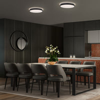Lámpara de techo OSRAM ORBIS LONDON, negra, 36 W, 4150 lm