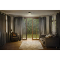 Lámpara de techo OSRAM ORBIS MILAN 305 mm, negra, 2 bombillas E27