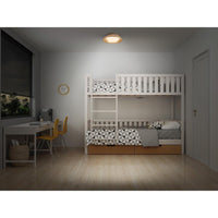 Lámpara de techo OSRAM ORBIS MILAN de 305 mm, color madera, 2 bombillas E27