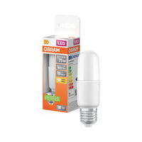 Lámpara OSRAM LED PCR CLASSIC STICK con forma de barra, lámpara LED, mate, 9,5 W, (equivalente a 75 W), 1055 lm, blanco cálido, 2700 K, 15 000 h, CRI 80