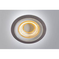 LEDVANCE DECOR FIL DL RIPPLE Downlight, Ø 166mm, silber, 9W, 850lm-Einbaustrahler & Spots-LEDVANCE Shop