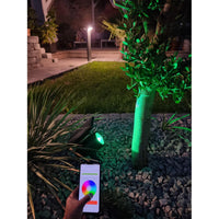 LEDVANCE SMART+ Garten Bluetooth Solar RGB Spot Gartenspieß, schwarz