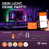 LEDVANCE SMART+ Wifi BALL Moodlight Tischleuchte MAGIC RGB Mini RGBW USB, 130 lm, 2200 … 6500 K, Tunable White|RGB-LEDVANCE Shop