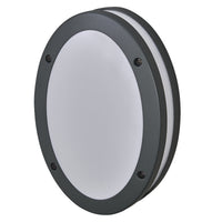 OSRAM ENDURA CLASSIC ORBI W Lámpara de exterior, aplique, casquillo E27, gris oscuro, aluminio, instalación rápida y sencilla, difusor mate, clase de protección IP65, uso en exteriores