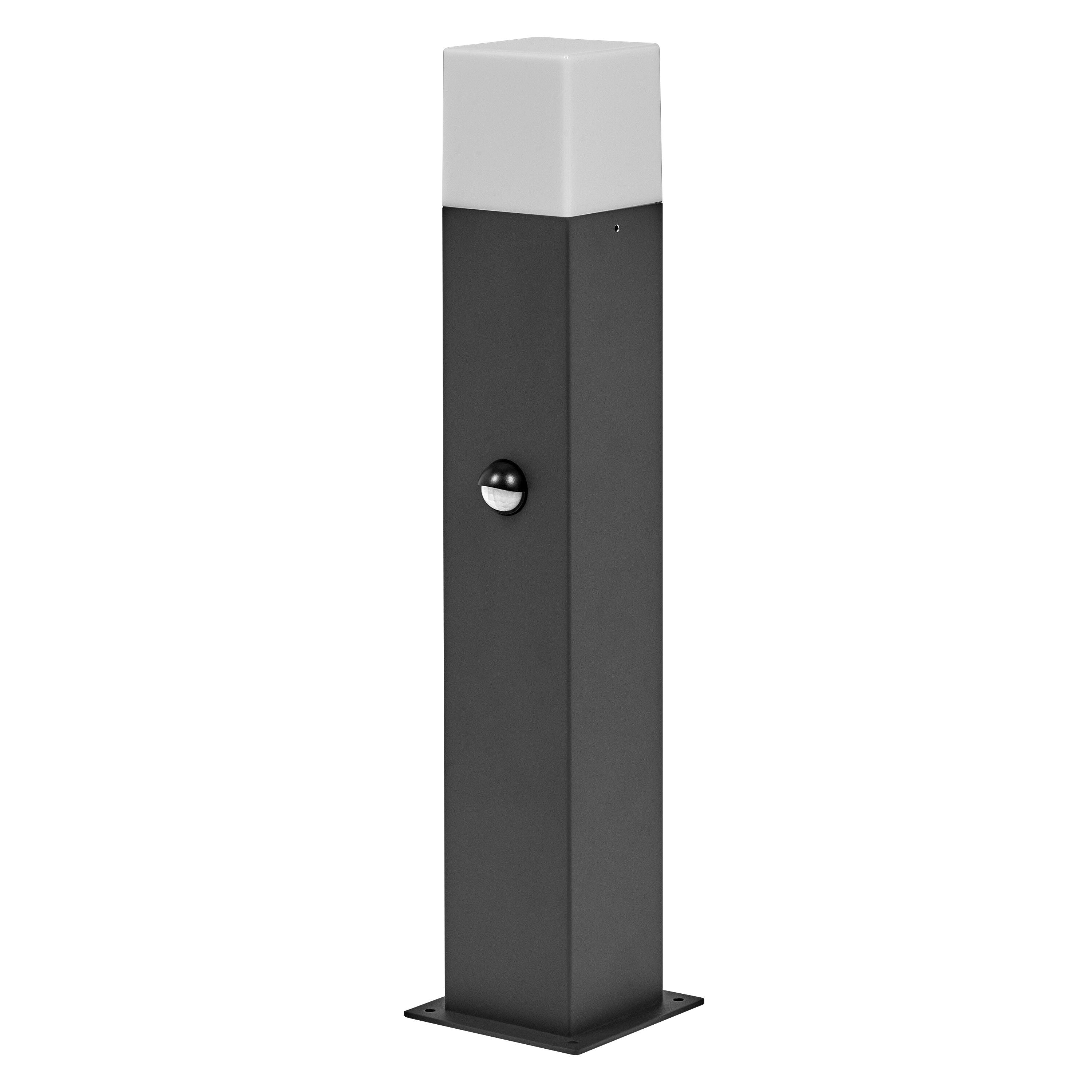 LEDVANCE ENDURA CLASSIC FIGO SQ Sensor Pollerleuchte, dunkelgrau-Wege- & Pollerleuchten-LEDVANCE Shop