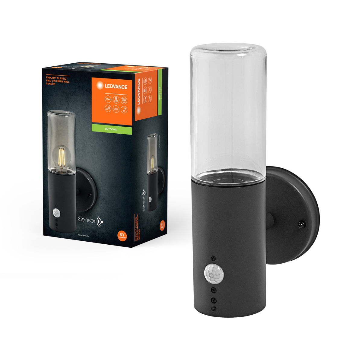 LEDVANCE ENDURA CLASSIC FIGO CYL W Sensor Außenwandleuchte-Außenwandleuchten-LEDVANCE Shop