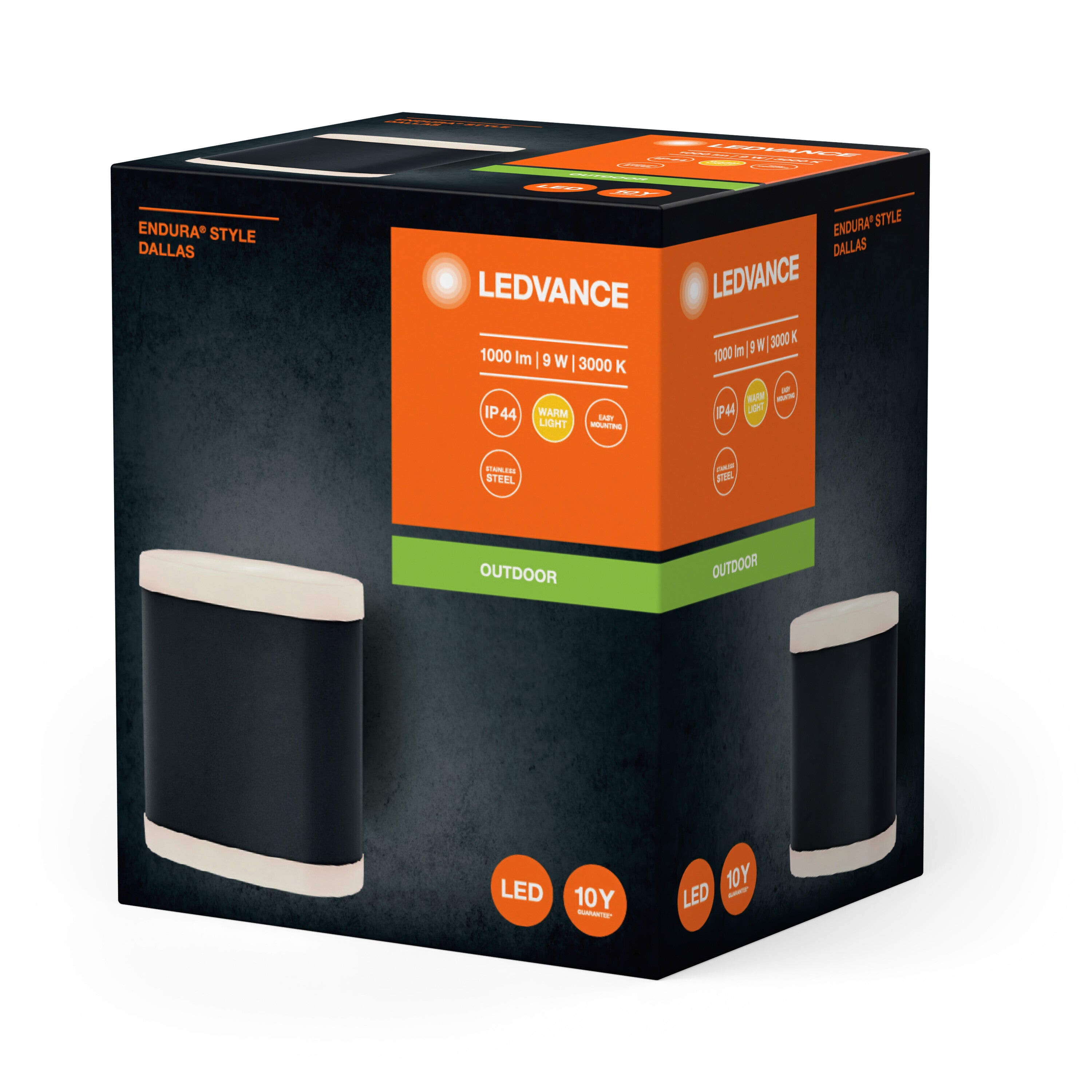 Endura Style Dallas Wall Außenwandleuchte Dark Gray-Außenwandleuchten-LEDVANCE Shop