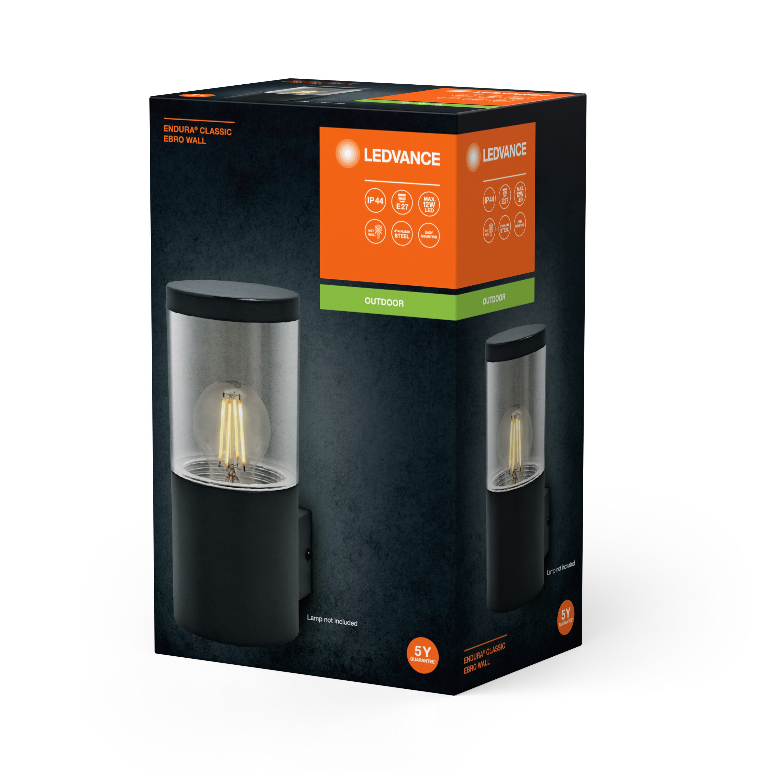 LEDVANCE ENDURA CLASSIC EBRO WALL Außenwandleuchte dunkelgrau-Außenwandleuchten-LEDVANCE Shop