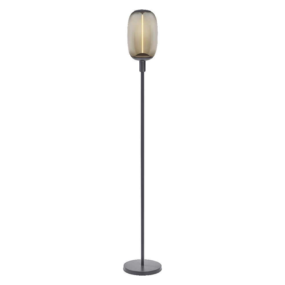 Lámpara de pie OSRAM Decor Stick Floor gris oscuro alta 146 cm E27, sin bombilla