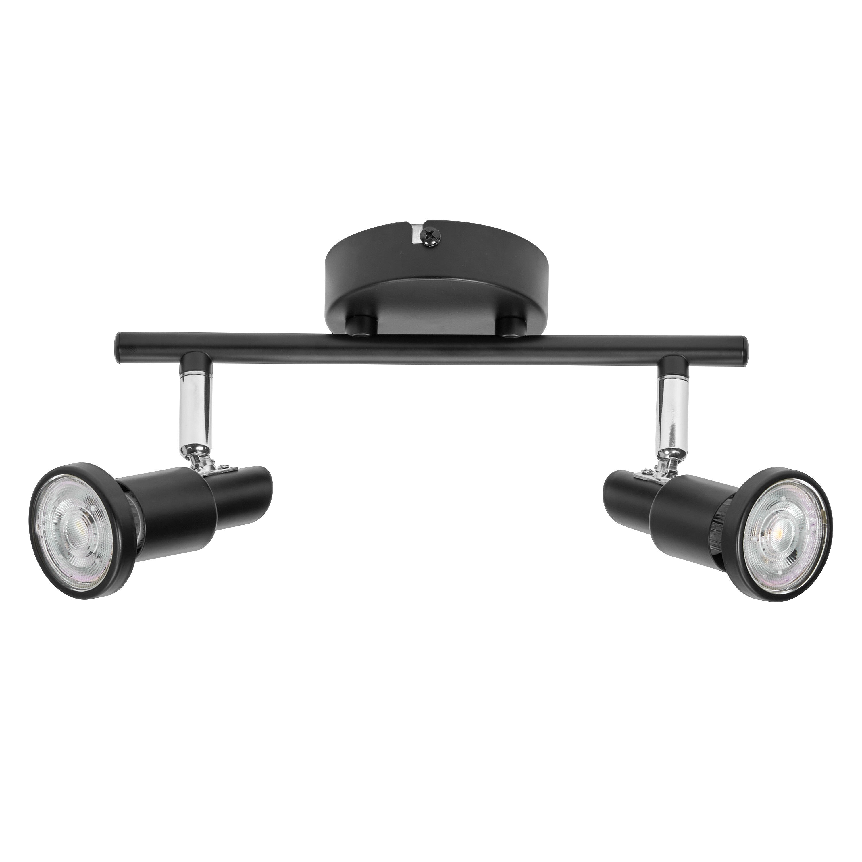LEDVANCE LED SPOT GU10 Deckenleuchte 2 x 3,4W, 460lm, schwarz-Deckenleuchten-LEDVANCE Shop