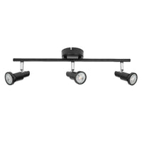 OSRAM LED SPOT GU10 Deckenleuchte 3 x 3,4W, 690lm, schwarz
