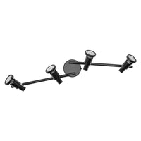 Lámpara de techo OSRAM LED SPOT GU10 4 x 3,4 W, 920 lm, negra