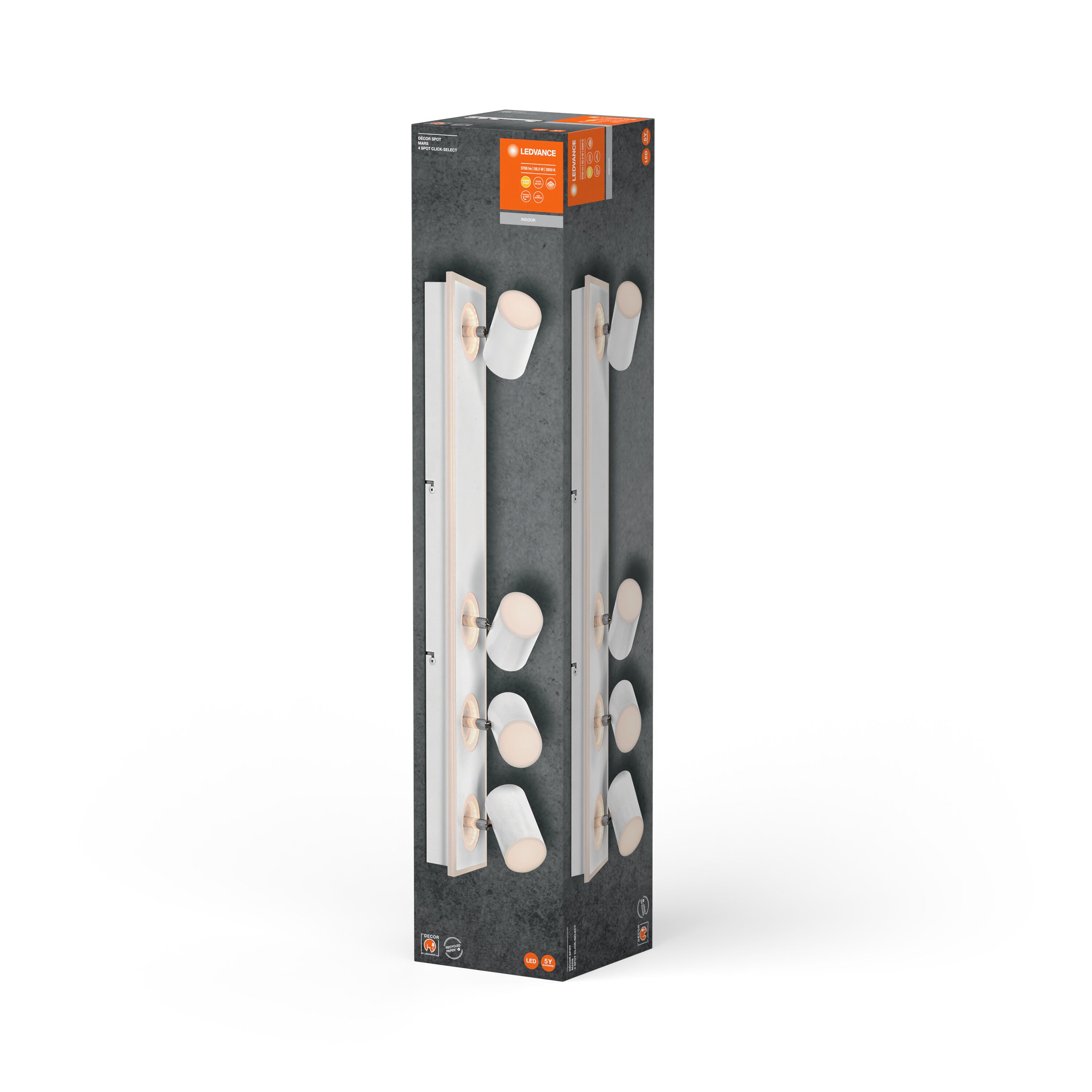 LEDVANCE DECOR SPOT MARS Deckenleuchte, 58,5W, 2.960lm, weiß-Deckenleuchten-LEDVANCE Shop