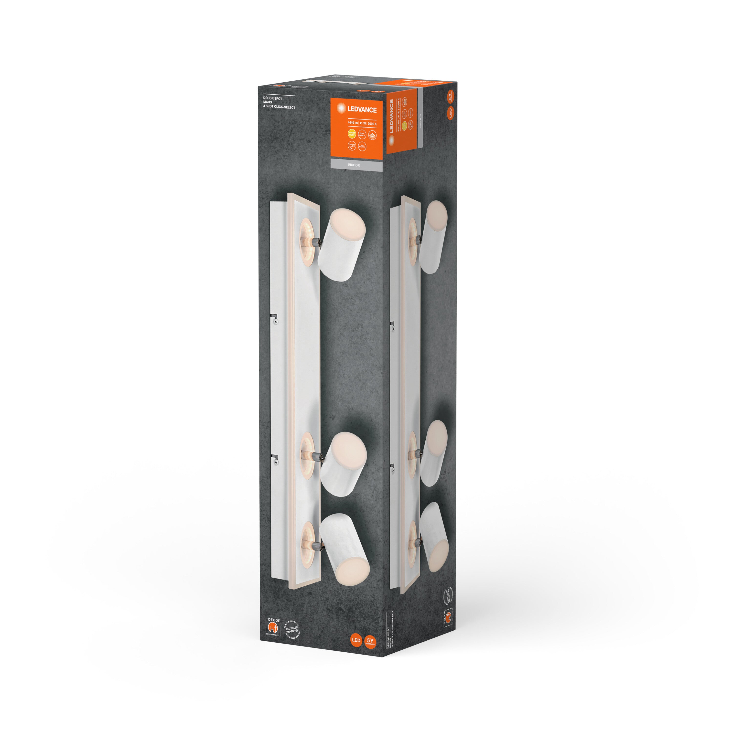 LEDVANCE DECOR SPOT MARS Deckenleuchte, 41W, 2.300lm, weiß-Deckenleuchten-LEDVANCE Shop