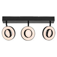 LEDVANCE DECOR SPOT SATURN, 29 W, 690 lm, negro, foco, cabezales orientables, uso versátil, foco de interior, regulación de la temperatura de color en 3 niveles, carcasa de alta calidad
