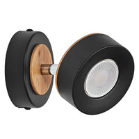 Aplique de pared OSRAM DECOR SPOT PLUTO, 4,8 W, 300 lm, negro