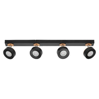 Lámpara de techo OSRAM DECOR SPOT PLUTO, 19,2 W, 1250 lm, negra