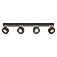 Lámpara de techo OSRAM DECOR SPOT PLUTO, 19,2 W, 1250 lm, negra
