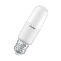 Lámpara OSRAM LED PCR CLASSIC STICK con forma de barra, lámpara LED, mate, 8,5 W, (equivalente a 60 W), 806 lm, blanco cálido, 2700 K, 15 000 h, CRI 80