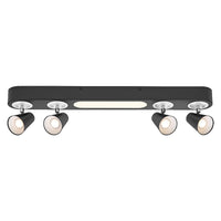 LEDVANCE DECOR SPOT NEPTUNE, 27W, 1. 280lm, schwarz, Spotleuchte, verstellbare Köpfe, vielseitig anwendbar, Innenraumspot, warmweiße Lichtfarbe, hochwertige Optik, einfache Montage