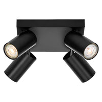 Lámpara de techo OSRAM LED SPOT OCTAGON PL 4 x 3,4 W, GU10, 920 lm, negra