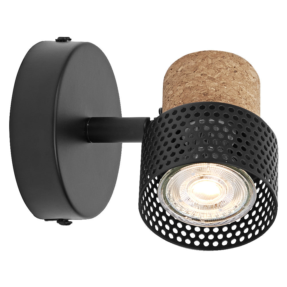 OSRAM DECOR SPOT CORK Deckenleuchte, 1 x 3,4W, 230lm, schwarz
