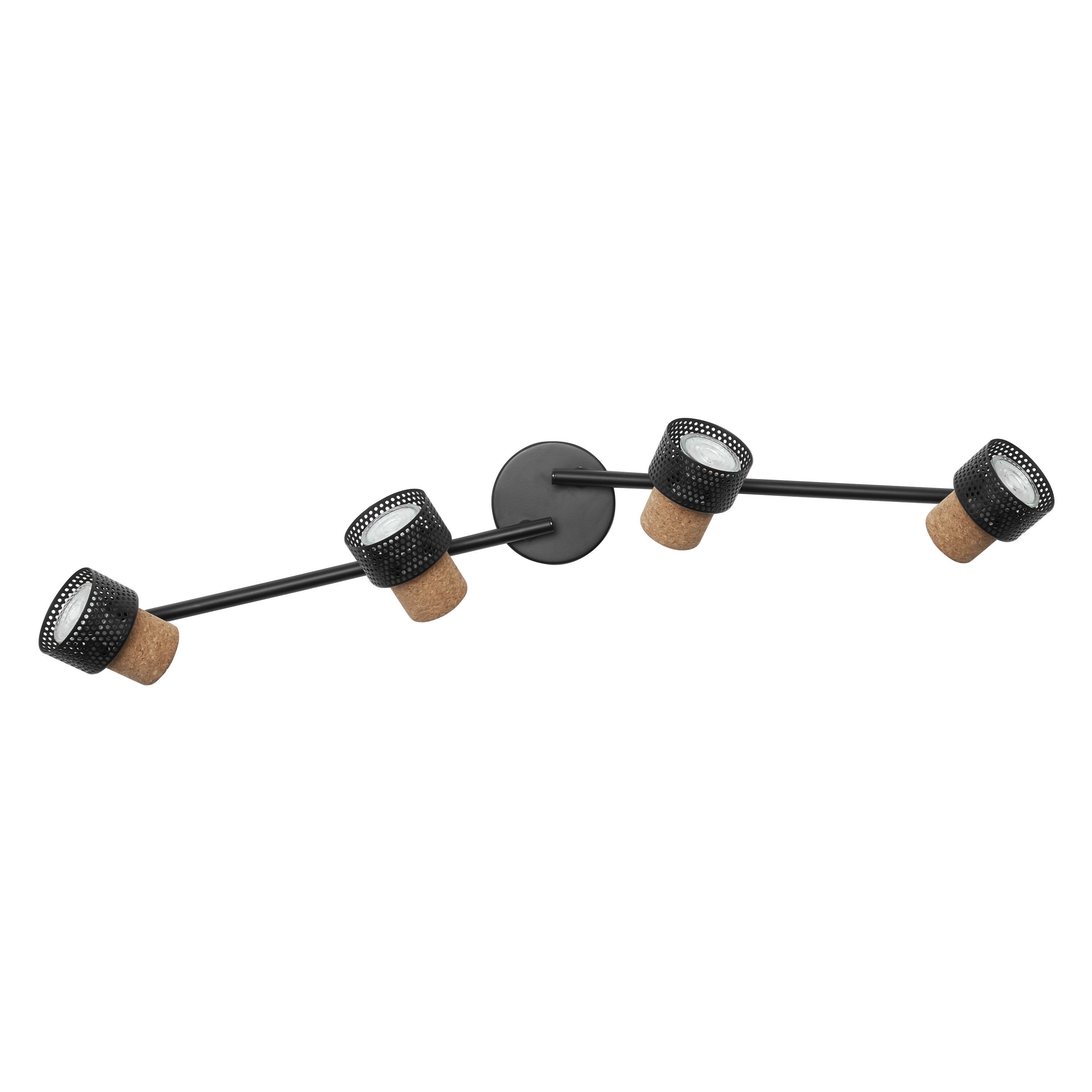 LEDVANCE DECOR SPOT CORK Deckenleuchte, 4 x 3,4W, 920lm, schwarz-Deckenleuchten-LEDVANCE Shop
