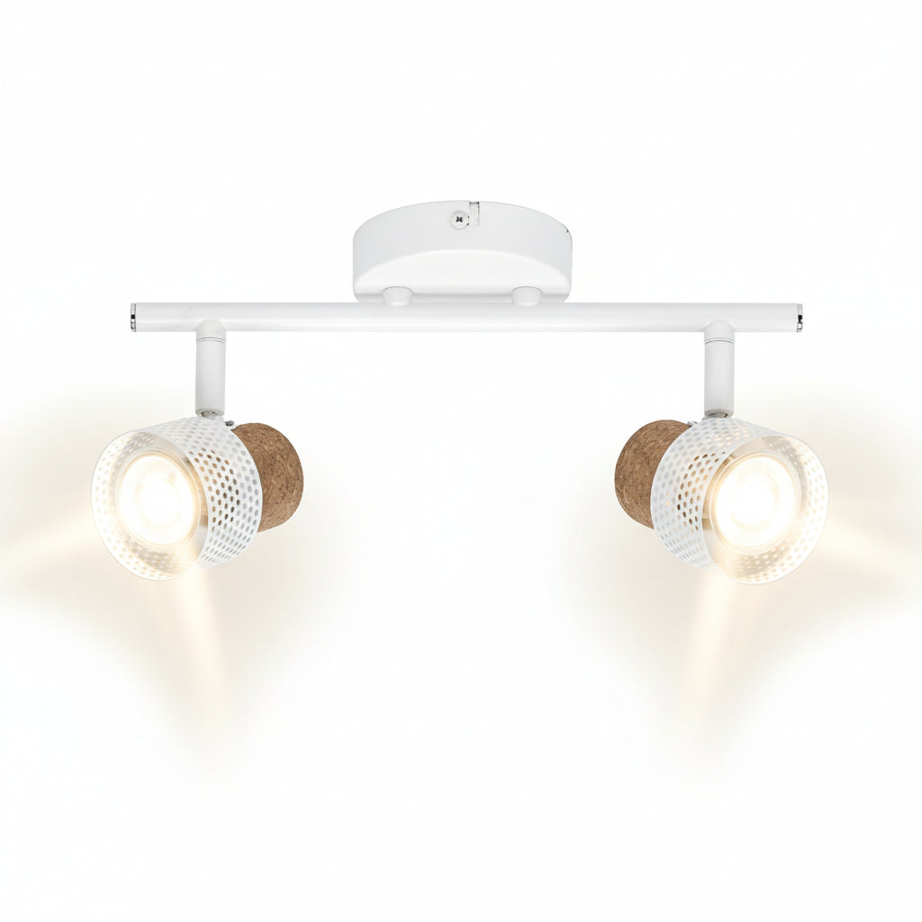 Lámpara de techo OSRAM DECOR SPOT CORK, 2 x 3,4 W, 460 lm, blanca