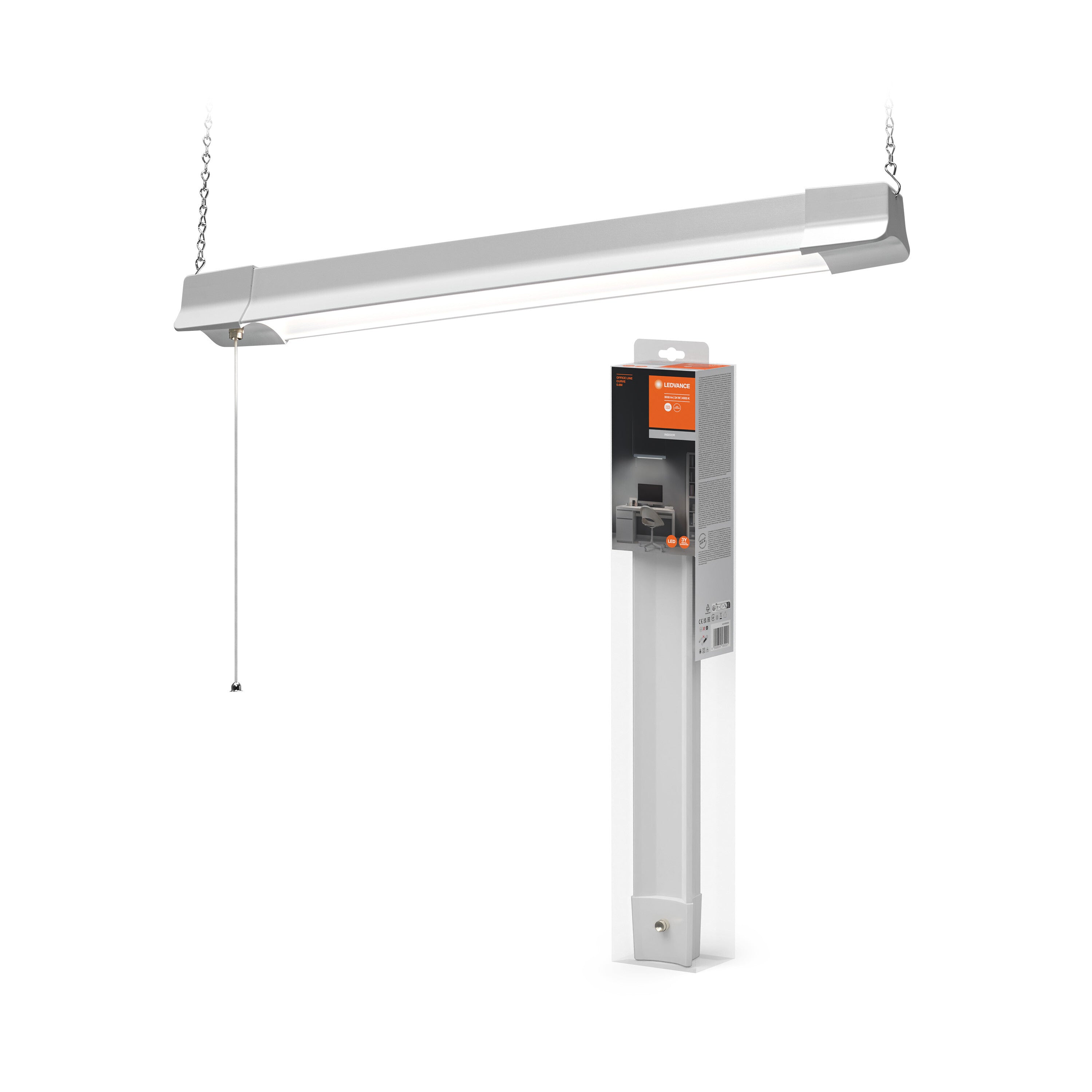 LEDVANCE Office Line Curve Arbeitsplatzleuchte, 24W, 2700lm-LEDVANCE Shop
