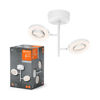 LEDVANCE DECOR SPOT SATURN, 21W, 635lm, weiß, Spotleuchte, verstellbare Köpfe, vielseitig anwendbar, Innenraumspot, 3-stufige Farbtemperaturregulierung, hochwertiges Gehäuse