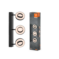LEDVANCE DECOR SPOT SATURN, 29 W, 690 lm, negro, foco, cabezales orientables, uso versátil, foco de interior, regulación de la temperatura de color en 3 niveles, carcasa de alta calidad