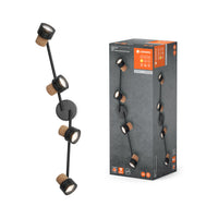 LEDVANCE DECOR SPOT CORK Deckenleuchte, 4 x 3,4W, 920lm, schwarz-Deckenleuchten-LEDVANCE Shop