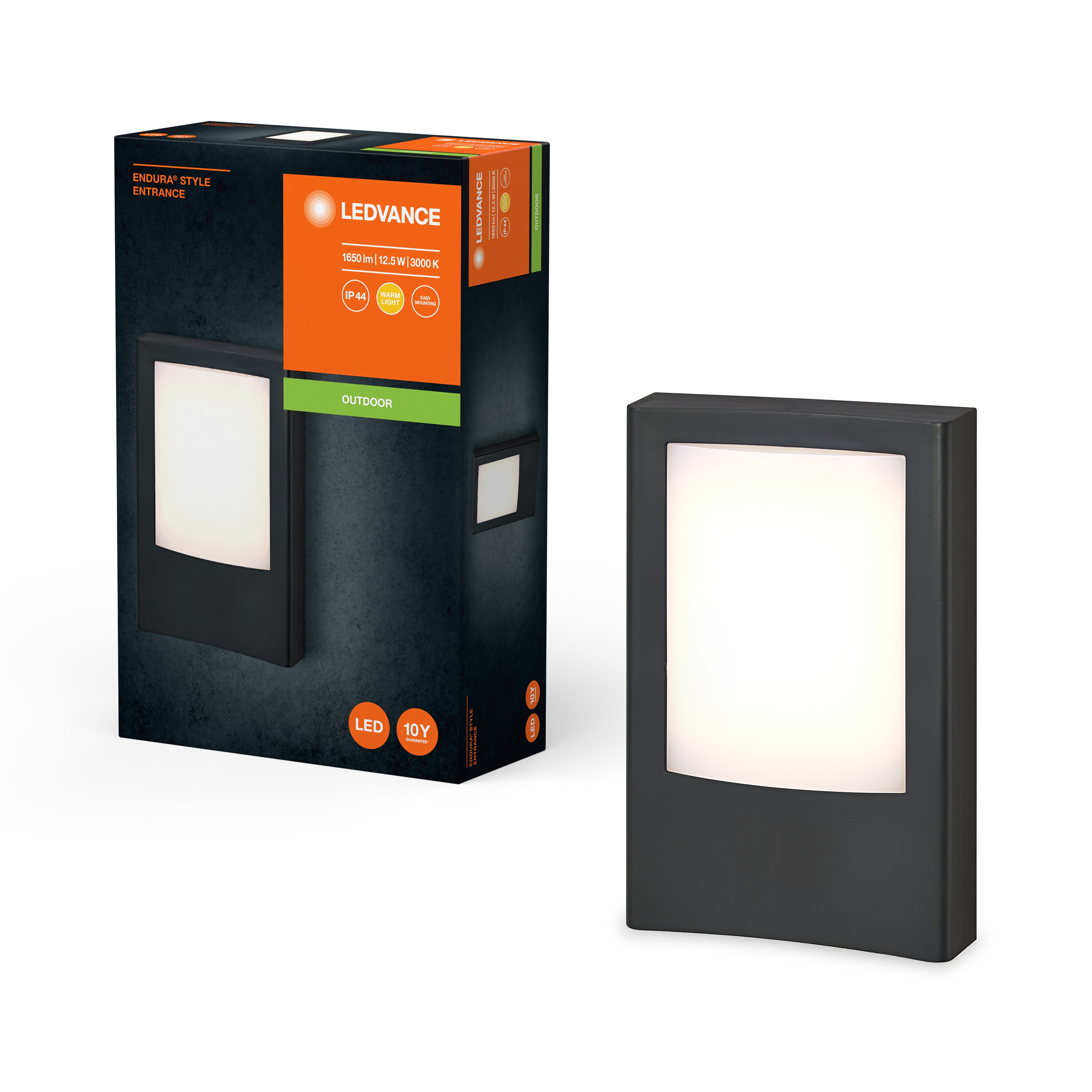 LEDVANCE ENDURA STYLE ENTRANCE Außenwandleuchte, 12,5W, 900lm-Außenwandleuchten-LEDVANCE Shop