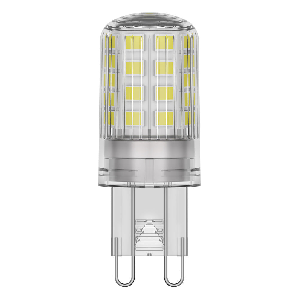 OSRAM LED Stiftsockellampe PIN G9 4.2W 827 Clear G9, 470 lm, 2700 K, Warmweiß, 2er Pack-LEDVANCE Shop