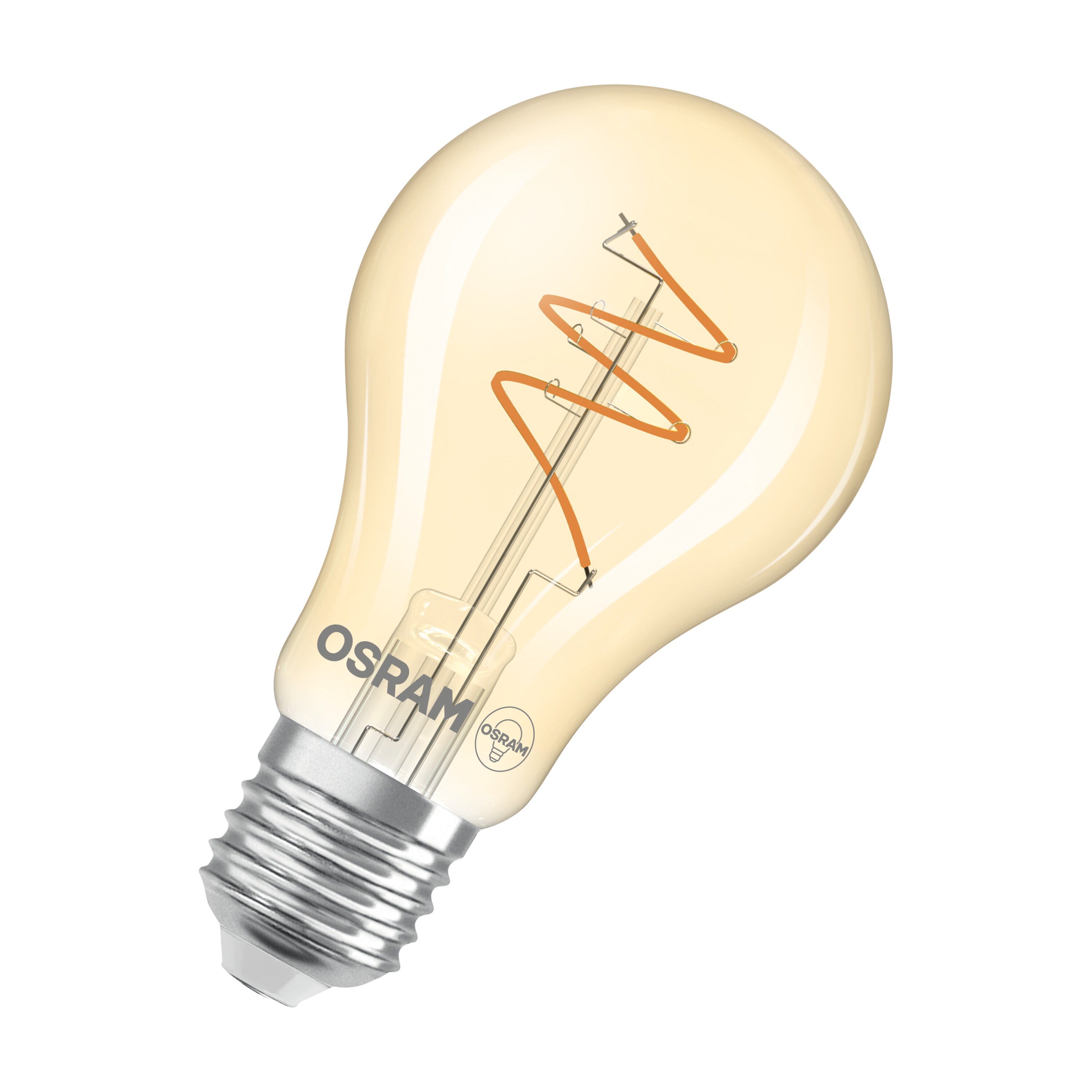 OSRAM Vintage 1906 Classic LED-Lampe Gold, 4.9W, 470lm, E27 , Comfort warm white-LEDVANCE Shop
