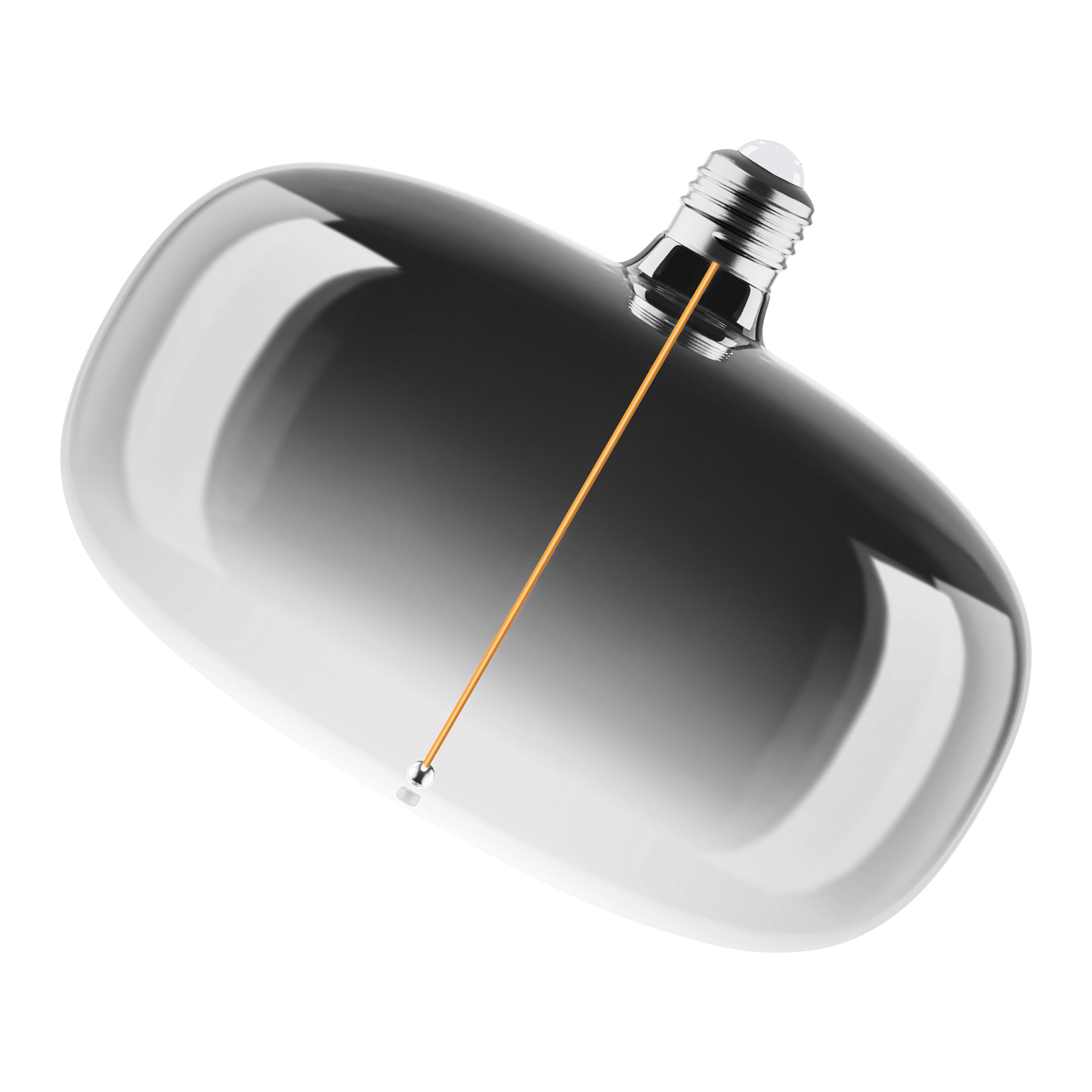 OSRAM Vintage 1906® LED BIG DECORATIVE BULB WITH FILAMENT-MAGNETIC STYLE LED-Lampe Smoke, dimmbar, 4W, E27, ELIPSE , Comfort warm white-Leuchtmittel-LEDVANCE Shop