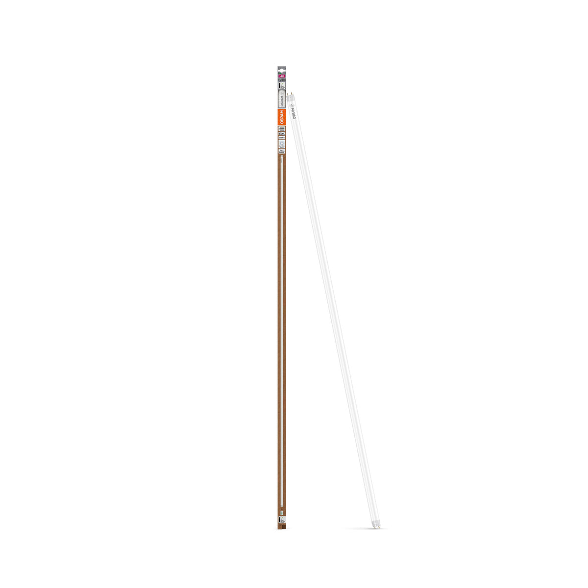 OSRAM LED TUBE T8 EM, CLASE DE EFICIENCIA ENERGÉTICA A, en forma de barra, tubo LED, vidrio recubierto, mate, 17,6 W, (antes 58 W), 3700 lm, blanco frío, 4000 K, clase de eficiencia energética: A