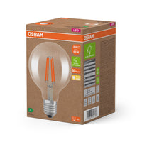 OSRAM LED Classic Lampe, Ballform, Klar, 3.8W, 806lm, E27 , Warmweiß-LEDVANCE Shop