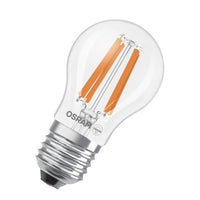 OSRAM LED CLASSIC P ENERGY EFFICIENCY A , LED-Lampe, Bleifreies Glas, Klar, 1,2 W, (ex 25 W), 255 lm, Kaltweiß, 4000 K, Energieeffizienzklasse: A, CRI 80
