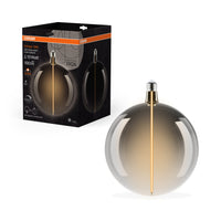 OSRAM Vintage 1906® LED BIG DECORATIVE BULB WITH FILAMENT-MAGNETIC STYLE LED-Lampe Smoke, dimmbar, 4.8W, E27, GLOBE , Comfort warm white-Leuchtmittel-LEDVANCE Shop