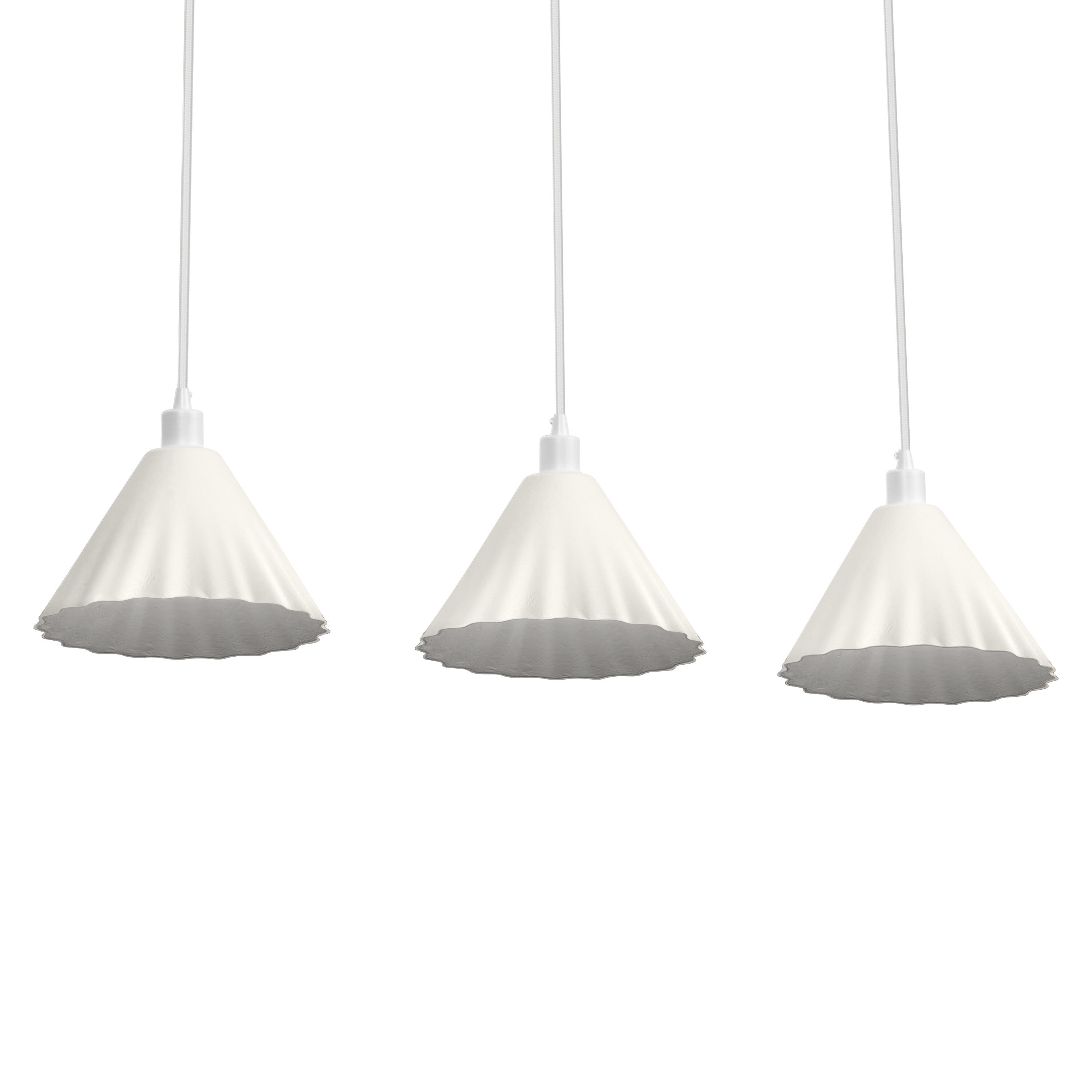 LEDVANCE DECOR Pendelleuchte 3-flammig Decor Pulp weiß, E14-LEDVANCE Shop