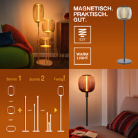 OSRAM Decor Stick Floor Beige Standleuchte Tall 146cm E27, ohne Leuchtmittel