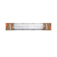 LEDVANCE Lámpara ESSENTIAL para ambientes húmedos, 2 focos, 14 W, 1560 lm, blanco frío, 4000 K, 651 x 108 x 64 mm, muy buena relación calidad-precio, para espacios con mucha humedad como sótanos, clase de protección IP65