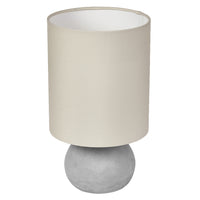 Decor Impact Table Tischleuchte 1XE27 Beige and Gray