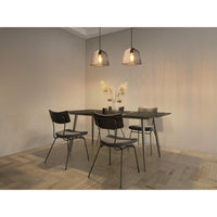 LEDVANCE Decor Cage Bell Pendelleuchte, schwarz/braun, E27