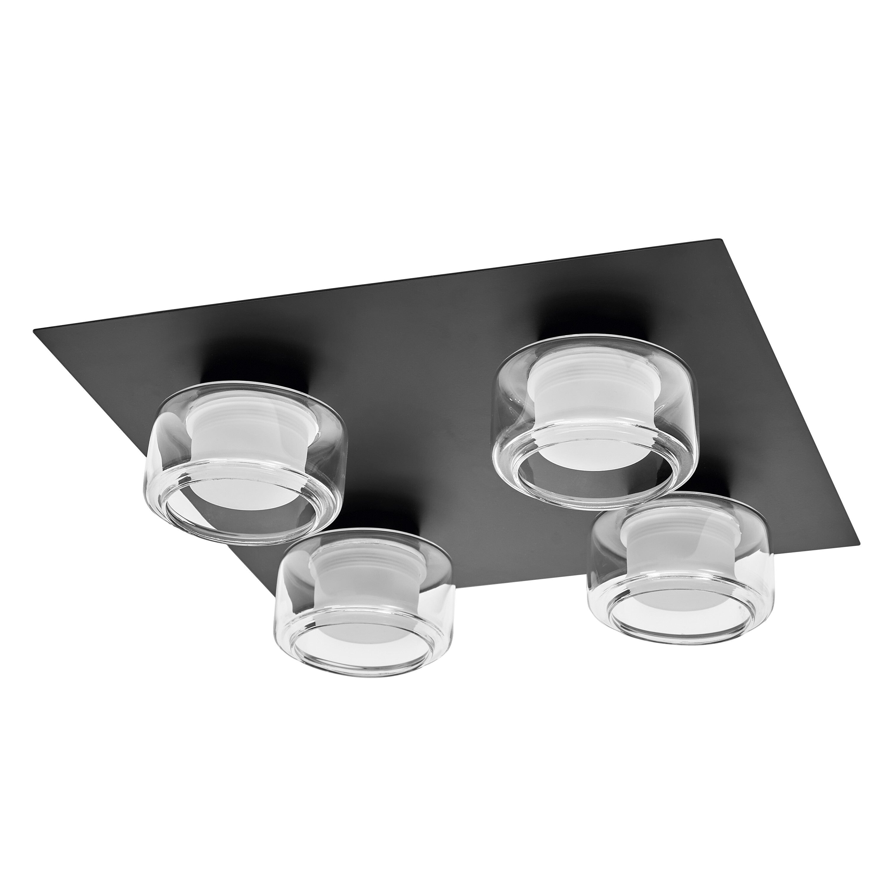 LEDVANCE ORBIS Flame Badezimmer Deckenleuchte 22W Click CCT IP44 schwarz-LEDVANCE Shop