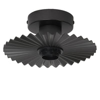 Lámpara de techo plisada OSRAM DECOR E27 gris oscuro